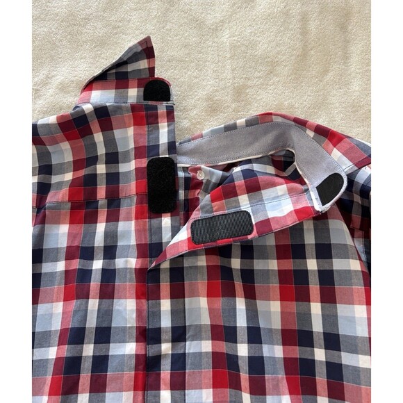 Tommy Hilfiger Mens Shirt Extra Large Button Plaid Adaptive Easy Closure - Picture 12 of 13